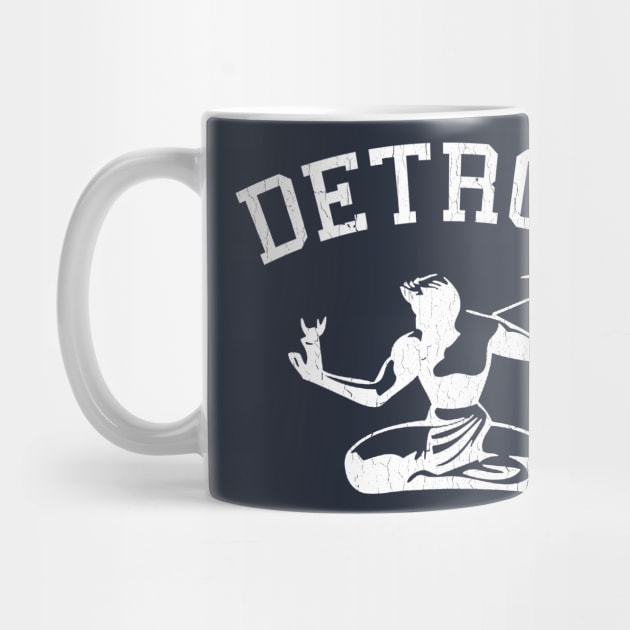 Spirit Of Detroit (vintage distressed look) by robotface